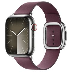 Apple Modern Buckle FineWoven Apple Watch Series 1-9 / SE - 38/40/41 mm / Series 10 - 42 mm - Taille S - Mulberry