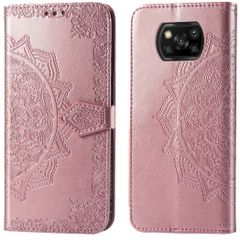 imoshion Etui de télephone Mandala Xiaomi Poco X3 (Pro) - Rose Doré