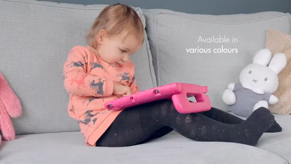 imoshion Coque kidsproof avec poignée Apple iPad 9 (2021) 10.2 pouces / iPad 8 (2020) 10.2 pouces / iPad 7 (2019) 10.2 pouces - Olive Green
