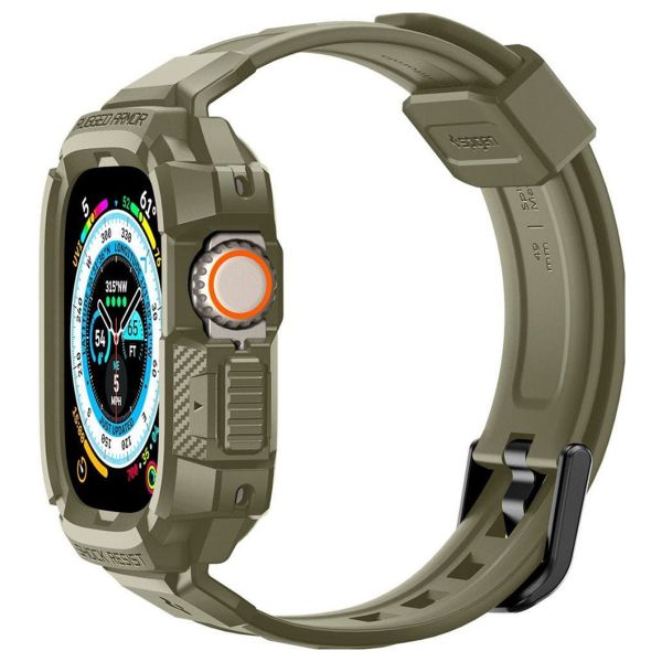 Spigen Coque Rugged Armor™ Pro Apple Watch Ultra (2) - 49 mm - Kaki