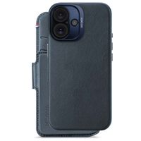 Decoded Portefeuille détachable 2 en 1 en cuir MagSafe Apple iPhone 16 - Navy