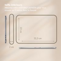 Selencia Pochette ordinateur Corduroy 13-14 pouces - Pistache Cream