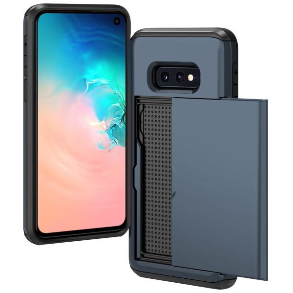 imoshion Coque arrière avec porte-cartes Samsung Galaxy S10e - Bleu foncé