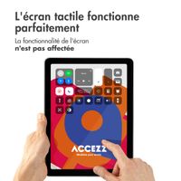 Accezz Protection d'écran en verre trempé avec applicateur iPad 9 (2021) 10.2 pouces / iPad 8 (2020) 10.2 pouces / iPad 7 (2019) 10.2 pouces