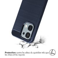 imoshion Coque Brushed Oppo A6 Pro (5G) - Bleu foncé