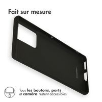 imoshion Coque Couleur Motorola Edge 50 Fusion - Noir