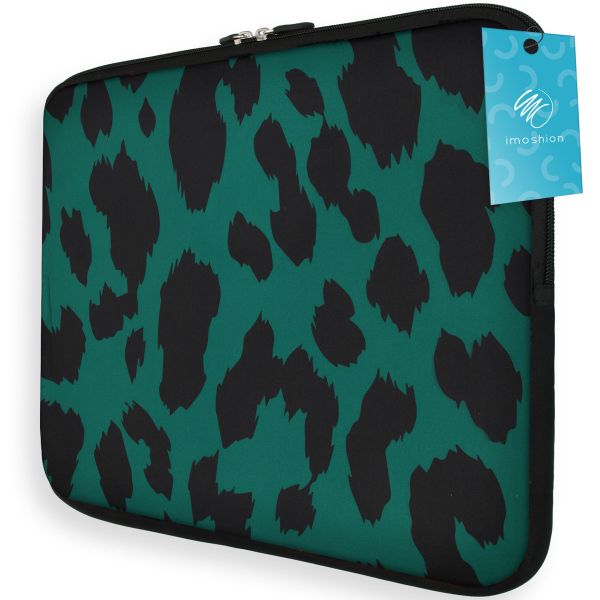 imoshion Universele Design Sacoche 13 pouces - Green Leopard