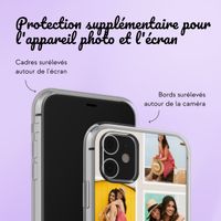 Coque personnalisée avec pellicule N°3 iPhone 11 - Transparent