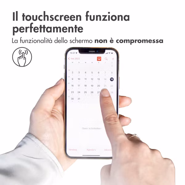 Accezz Protection d'écran en verre trempé Full Cover Apple iPhone 15 Pro