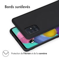 imoshion Coque Couleur Samsung Galaxy A51 - Noir