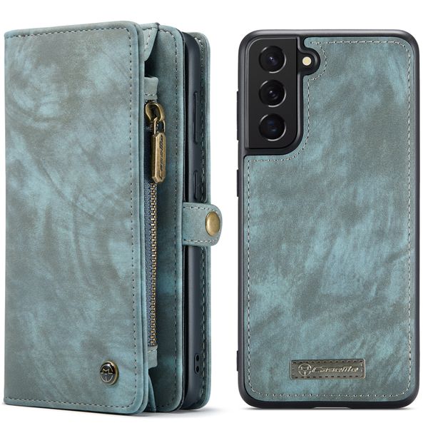 CaseMe Etui de téléphone de luxe en cuir 2 en 1 Samsung Galaxy S21