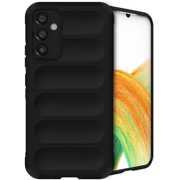 imoshion Coque arrière EasyGrip Samsung Galaxy A34 (5G) - Noir