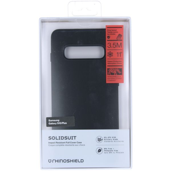 RhinoShield Coque SolidSuit Samsung Galaxy S10 Plus - Classic Black