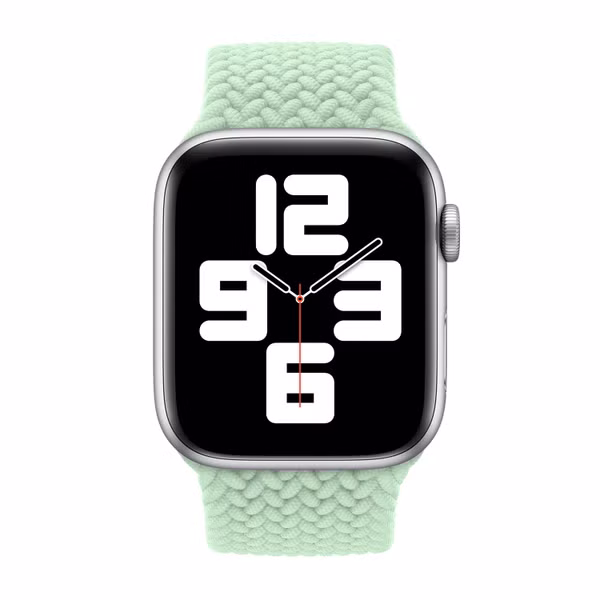 Apple Bracelet Solo tressé Apple Watch | 38/40/41/42 mm - Taille 8 - Pistachio