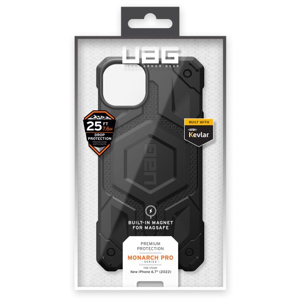 UAG Coque Monarch MagSafe Apple iPhone 14 Plus - Kevlar Black