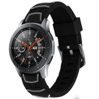 imoshion Bracelet en silicone design le Samsung Galaxy Watch 46 mm / Watch 3 45mm - Noir