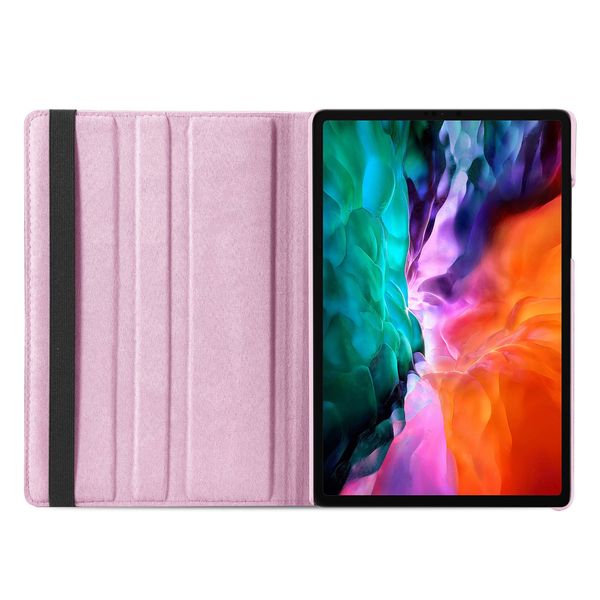 imoshion Coque tablette rotatif iPad Pro 12.9 (2022) / Pro 12.9 (2021) / Pro 12.9 (2020) - Rose