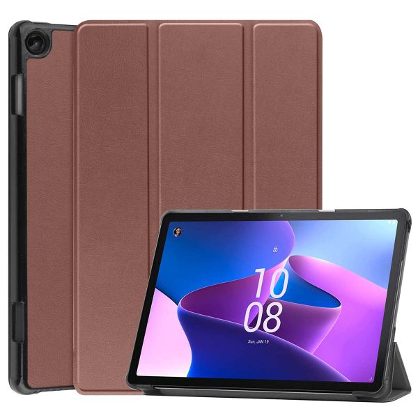 imoshion Coque tablette Trifold Lenovo Tab M10 (3rd gen) - Brun