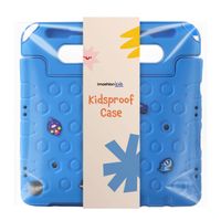 imoshion Coque kidsproof avec poupées amovibles Samsung Galaxy Tab A11 Plus / A9 Plus - Bleu