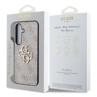 Guess Coque 4G Metal Logo Backcover Samsung Galaxy S25 - Rose
