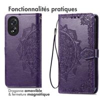 imoshion Etui de télephone Mandala Oppo A18 / Oppo A38 - Violet