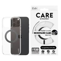 CARE by PanzerGlass Coque Kickstand MagSafe iPhone 16 Pro Max - Noir