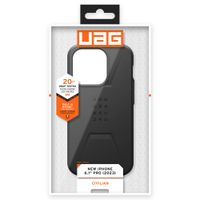 UAG Coque Civilian MagSafe iPhone 15 Pro - Noir