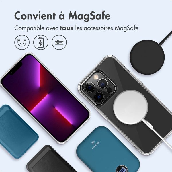 imoshion Coque arrière de protection avec MagSafe Apple iPhone 13 Pro Max - Transparent