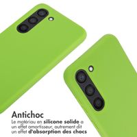 imoshion ﻿Coque en silicone avec cordon Samsung Galaxy S23 - Vert Fluo