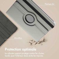imoshion Coque tablette rotatif à 360° Samsung Galaxy Tab A11 Plus / A9 Plus - Gris
