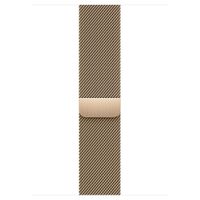 Apple Bracelet à boucle Milanais Apple Watch Series 1 t/m 11 / SE / Ultra (44/45/46/49 mm) - Goud