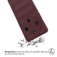 imoshion Coque arrière EasyGrip Honor Magic 6 Lite - Aubergine