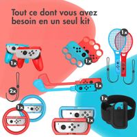 imoshion Ensemble Nintendo Switch - Ensemble d'accessoires de 15 pièces pour Nintendo Switch & Switch OLED