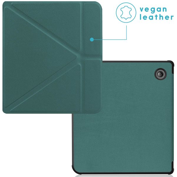 imoshion Étui de liseuse portefeuille Pliable Kobo Libra Colour - Vert foncé