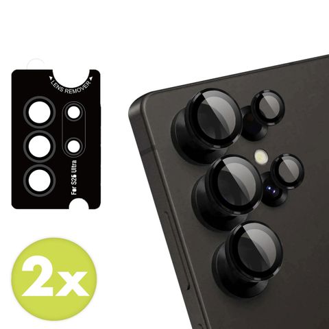 imoshion Lot de 2 protections d'objectif de caméra Samsung Galaxy S25 Ultra - Noir