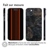 imoshion Coque Design Apple iPhone 15 Plus - Black Marble Transparent
