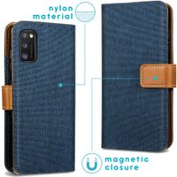 imoshion Étui de téléphone portefeuille Canvas Luxe Galaxy A41