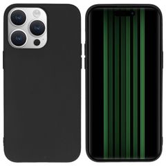 Accezz Coque Couleur Apple iPhone 15 Pro Max - Noir