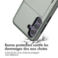 imoshion Coque arrière avec porte-cartes Samsung Galaxy S24 FE - Vert