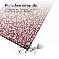 imoshion Coque tablette Design Trifold Apple iPad Air 11 pouces (2025) M3 / (2024) M2 / Air 5 (2022) / Air 4 (2020) - Bloom Love Blush