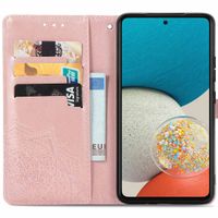 imoshion Etui de téléphone portefeuille Mandala Samsung Galaxy A53 - Rose Champagne