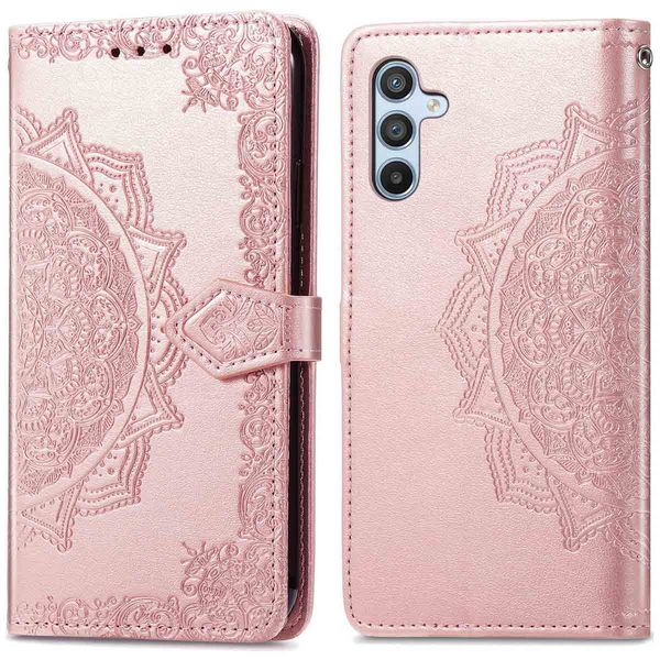 imoshion Etui de téléphone portefeuille Mandala Samsung Galaxy A26 - Rose Dorée