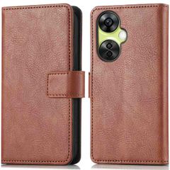 imoshion Étui de télephone portefeuille OnePlus Nord CE 3 / CE 3 Lite - Marron