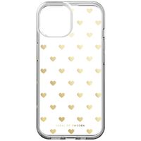 iDeal of Sweden Coque Clear iPhone 15 - Golden Hearts