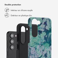 Selencia Coque arrière Vivid Samsung Galaxy S23 - Fresh Paint Green