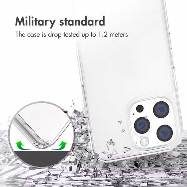 Accezz Coque Xtreme Impact Apple iPhone 13 Pro - Transparent