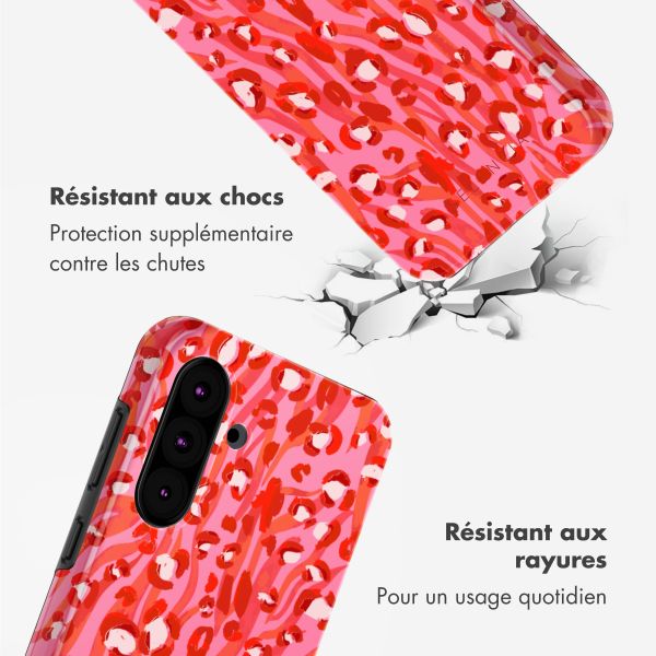 Selencia Coque arrière Vivid Tough Samsung Galaxy A36 / A56 - Wild Spots Lipstick