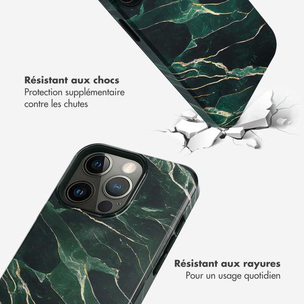 Selencia Coque arrière Vivid Tough iPhone 13 Pro - Chic Marble Quartz