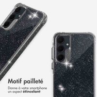 imoshion Coque arrière transparente Pailletée Samsung Galaxy A35 - Argent