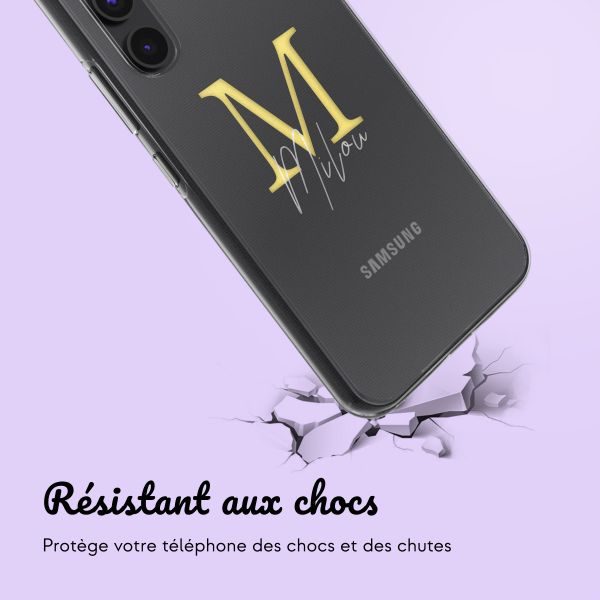Coque avec votre propre photo et/ou texte Samsung Galaxy A54 (5G) - Letter
